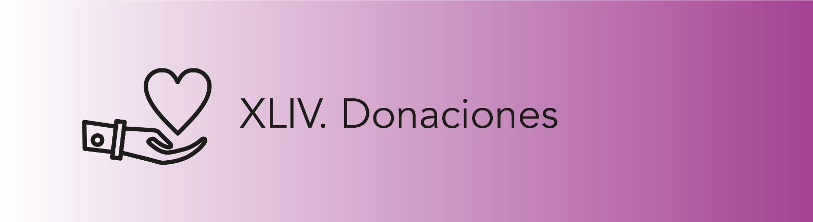 Imagen que permite conocer las Donaciones